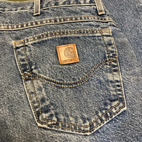 Vintage Carhartt Flannel Lined Denim 36x32 Men’s Carhartt Jeans